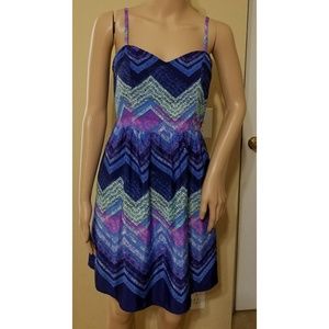 American Eagle Outfitters Size 4 Blue Summer Dress